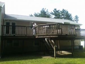 before deck