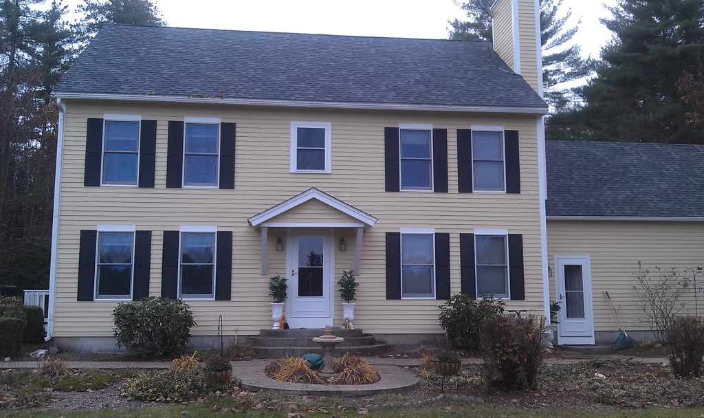 Hollis NH Project sided and painted Allen Remodeling